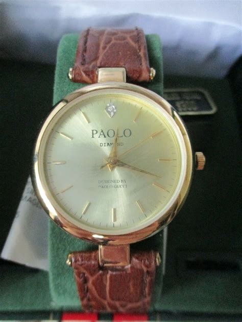 paolo designed by gucci watch.